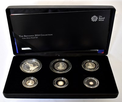 Lot 803 - THE ROYAL MINT; 'The Britannia 2014 Collection...