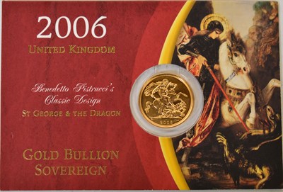 Lot 759 - A full sovereign, 2006, St George and the...