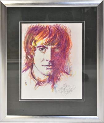 Lot 463 - LYDIA STELIOU (20th century); pastel, portrait...