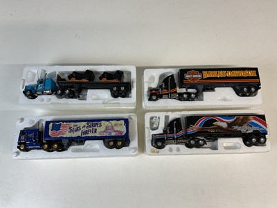 Lot 73 - MATCHBOX COLLECTIBLES; three Peterbilt trucks,...