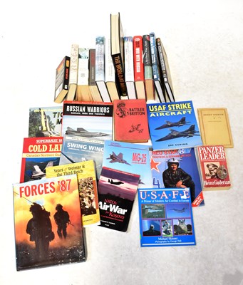 Lot 584 - A quantity of military related books including...