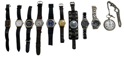 Lot 1640 - A collection of nine assorted gentleman's...