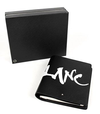 Lot 739 - MONTBLANC; an unused black leather Sartorial...