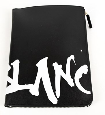Lot 749 - MONTBLANC; an unused black leather Sartorial...