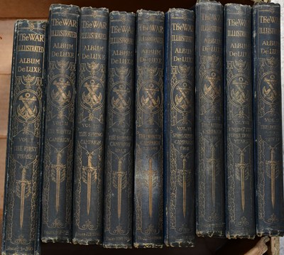 Lot 579 - Volumes 1-9 of 'The War Illustrated...