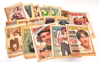Lot 326 - ROLLING STONE; a large quantity of magazines...
