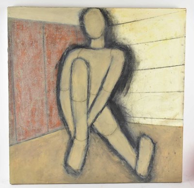 Lot 149 - JOHN EMANUEL (born 1930); oil and charcoal on...