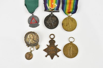 Lot 1267 - A WWI War and Victory Medal duo, awarded to...