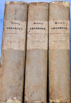 Lot 610 - GEORGE ORMEROD; 'History of Cheshire', Second...