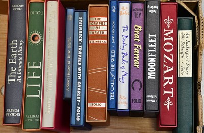 Lot 622 - THE FOLIO SOCIETY; twelve titles in slip cases,...