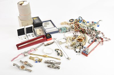 Lot 1006 - A large collection of costume jewellery...