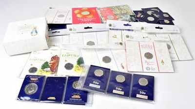 Lot 973 - Commemorative 50p coins, to include Beatrix...