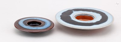 Lot 360 - JAMES HAKE (bon 1979); a stoneware tea light...
