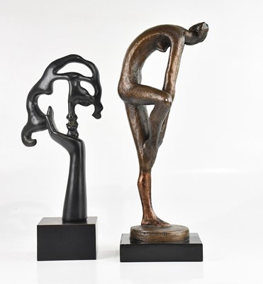 Lot 1230 - AUSTIN; two resin sculptures, one example of...