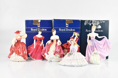 Lot 1760 - ROYAL DOULTON; a collection of seven Doulton...