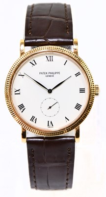 Lot 1621 - PATEK PHILIPPE; a gentleman's 18ct yellow gold...