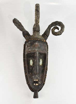Lot 1503 - A large West African ceremonial mask/headdress,...