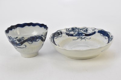 Lot 1857 - JAMES PENNINGTON, LIVERPOOL; a reeded tea bowl...