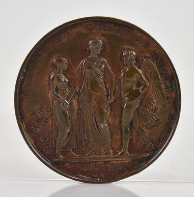 Lot 2272 - LOCAL INTEREST; a bronze medallion from...