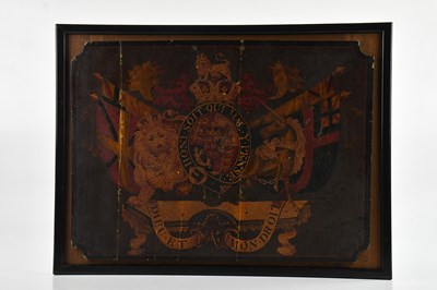 Lot 2211 - A late 18th century lacquered carriage door...