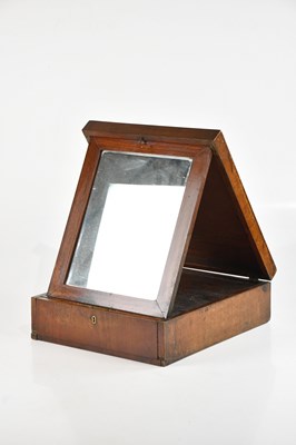 Lot 2250 - A 19th century mahogany campaign travelling...