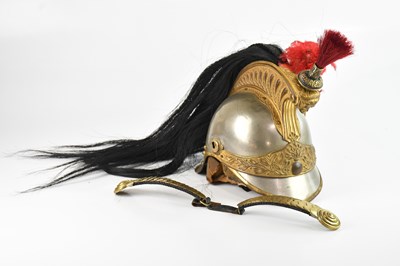 Lot 444 - A 19th century French Cuirassier trooper's...