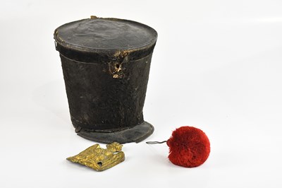Lot 450 - A mid 19th century Prussian military shako.