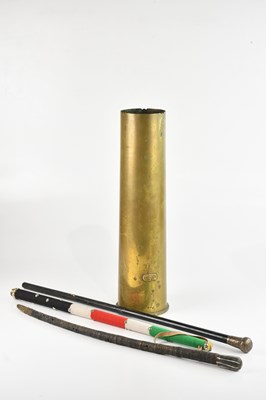 Lot 452 - HMS PORTIA; a four inch MK IV gun artillery...