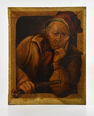 Lot 1674 - UNATTRIBUTED, POSSIBLY GERMAN SCHOOL; oil on...