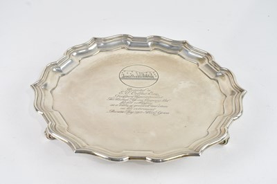Lot 65 - D & J WELLBY LTD; a George V hallmarked silver...