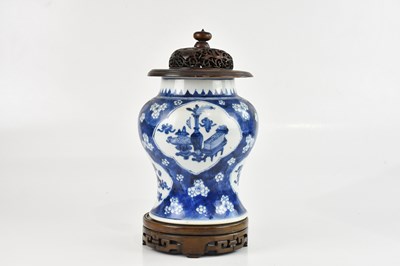 Lot 1566 - A 19th century Chinese blue and white...