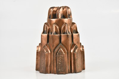 Lot 1109 - BENHAM & FROUD; a Victorian copper castle top...