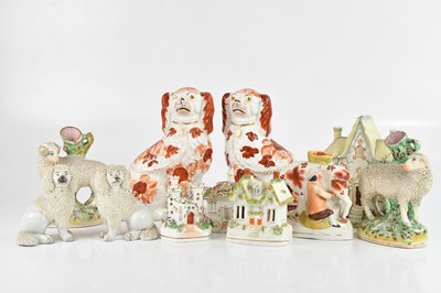 Lot 1850 - STAFFORDSHIRE; a collection of 19th century...