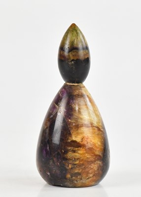 Lot 1122 - BLUE JOHN; a teardrop shaped paperweight,...