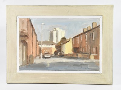 Lot 123 - ALAN JAMES THOMPSON (born 1940); oil on board,...