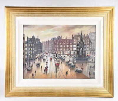 Lot 197 - STEVEN SCHOLES (born 1952); oil on canvas,...