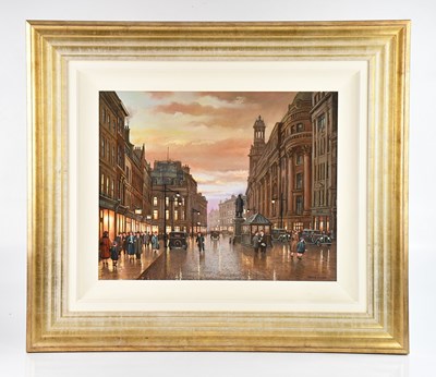 Lot 199 - STEVEN SCHOLES (born 1952); oil on canvas,...