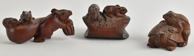 Lot 1072 - Three late 19th/early 20th century Japanese...