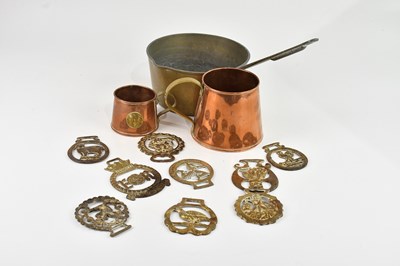 Lot 1194 - A small group of assorted metalware including...