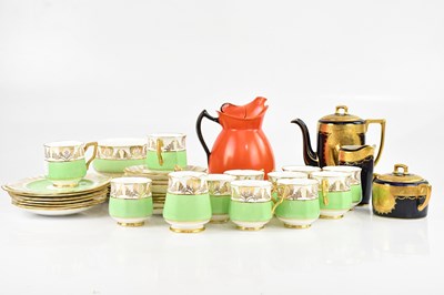 Lot 1834 - BELL CHINA; an Art Deco part service and...