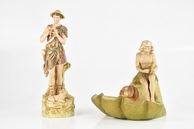 Lot 1886 - ROYAL DUX; an Art Nouveau centrepiece...
