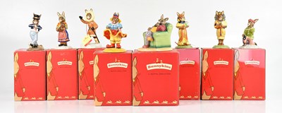 Lot 1879 - ROYAL DOULTON; a collection of eight Bunnykins...