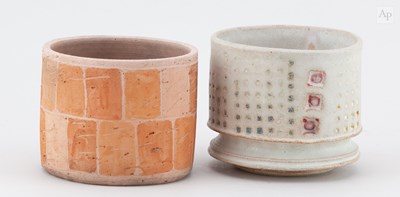 Lot 319 - GARY WOOD (1955-2023); a stoneware teabowl...