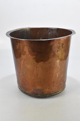 Lot 1191 - A 19th century copper log bin, height 39cm,...