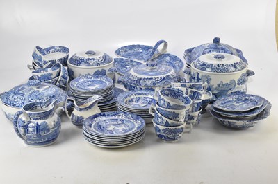 Lot 1887 - SPODE ITALIA; a collection of blue and white...