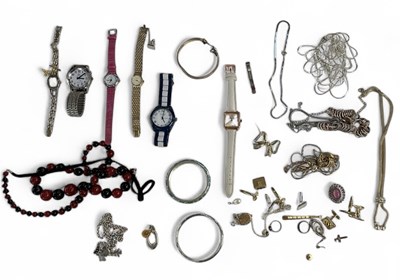 Lot 1500 - A mixed group of costume jewellery including...