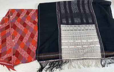 Lot 124 - A Batak North Sumatran ulos and a Yakan weave...