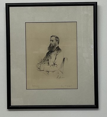 Lot 175 - AFTER FREDERICK SARGENT (1837-1899); a black...