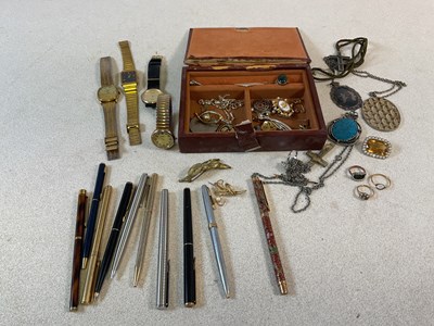 Lot 176 - A quantity of various jewellery, wristwatches...