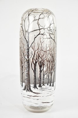 Lot 1419 - VALLE; a contemporary art glass vase, with...